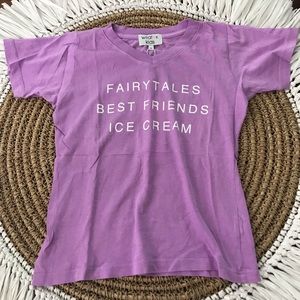 Wildfox Kids Purple Short Sleeve Tee